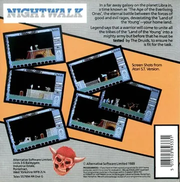 Night Walk box cover back